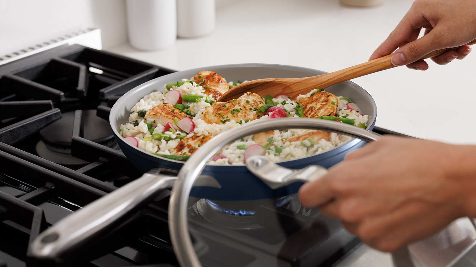 Ninja ZEROSTICK Ceramic Pro Midnight Blue 5 Piece Set Ninja Catalog